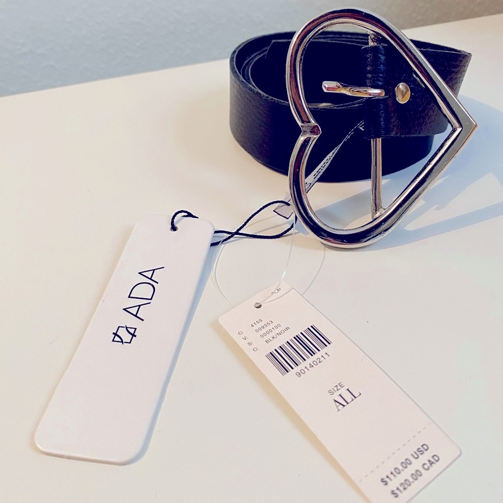 Anthropologie Ada Heart Belt NWT